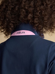 Joules Woody Navy Cotton Pique Short Sleeve Polo Shirt - Image 7 of 10