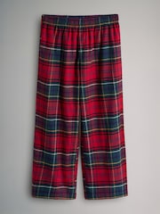 The Set Red/Green 2 Pack Traditional Woven Check Pyjamas - Image 4 of 8