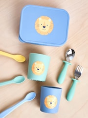JoJo Maman Bébé Lion Stainless Steel Lunchbox - Image 2 of 5