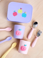 JoJo Maman Bébé Apples Stainless Steel Lunchbox - Image 1 of 5