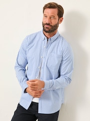 FatFace Long Sleeve Gingham Check Shirt - صورة 1 من 6
