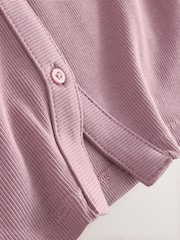 Lilac Purple Long Sleeve Ribbed Cardigan (3-16yrs) - Image 7 of 7