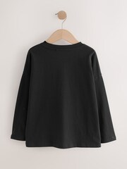Black Long Sleeve Top (3-16yrs) - Image 5 of 7
