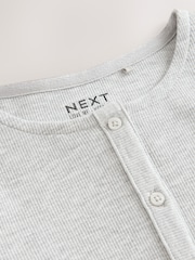 Grey Long Sleeve Ribbed Cardigan (3-16yrs) - Image 3 of 4