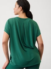 Athleta Blue With Ease Rib T-Shirt - Image 2 of 2
