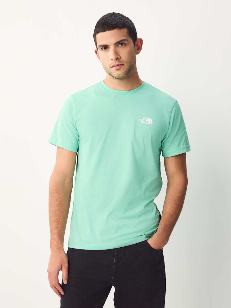 The North Face Green Simple Dome T-Shirt - Image 1 of 5 The North Face Green Simple Dome T-Shirt - Image 1 of 5