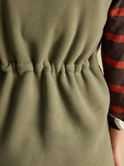 Joules Heritage Light Green Longline Fleece Gilet - Image 10 of 11