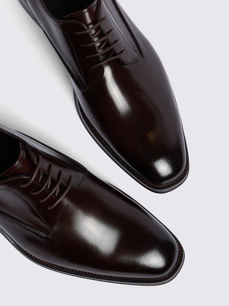 MOSS Brown John White Wilms Derby Shoes - Image 4 of 4