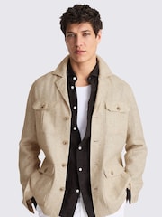 MOSS Natural Safari Shirt - Image 1 of 1