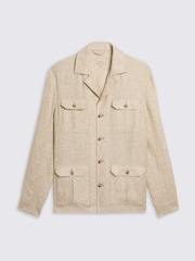 MOSS Natural Safari Shirt - Image 4 of 4