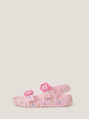 Monsoon Pink Floral EVA Buckle Sandals - Image 1 of 3