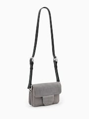 AllSaints Blue Jupiter Cross-Body Bag - Image 2 of 9
