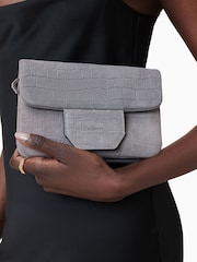 AllSaints Blue Jupiter Cross-Body Bag - Image 7 of 9
