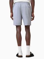AllSaints Grey Underground Swim Shorts - Image 8 of 10