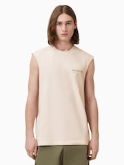 AllSaints Nude Underground Crew 100% Organic Cotton T-Shirt - Image 1 of 7