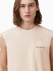 AllSaints Nude Underground Crew 100% Organic Cotton T-Shirt - Image 4 of 7