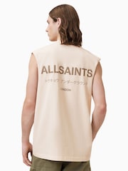 AllSaints Nude Underground Crew 100% Organic Cotton T-Shirt - Image 6 of 7