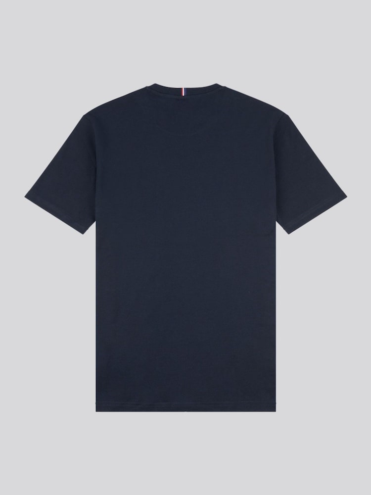 أزرق - U.S. Polo Assn. Mens Large Player 100% Cotton T-Shirt - صورة 2 من 3