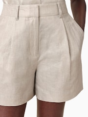 AllSaints Natural Averie Shorts - Image 3 of 9