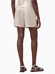 AllSaints Natural Averie Shorts - Image 5 of 9