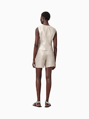 AllSaints Natural Averie Shorts - Image 8 of 9