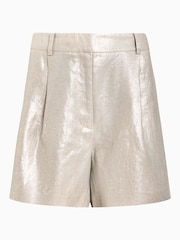 AllSaints Natural Averie Shorts - Image 9 of 9