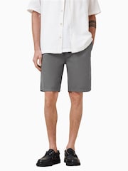 AllSaints Grey Hanbury Shorts - Image 6 of 8