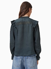 AllSaints Blue Heather Top - Image 2 of 6