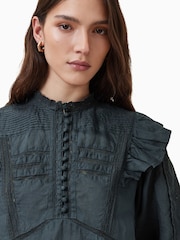 AllSaints Blue Heather Top - Image 4 of 6