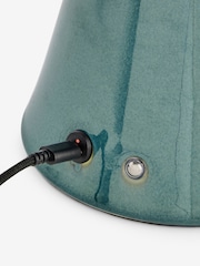 FatFace Teal Blue Rechargeable Table Lamp - Image 8 of 8