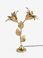 Rockett St George Brass Margot Flower Table Lamp - Image 5 of 5