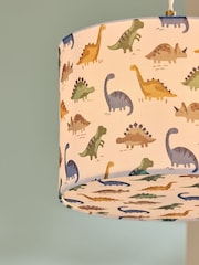 Jojo Maman Bébé Blue/Green Easy Fit Dinosaur Print Shade Ceiling Light - Image 3 of 4