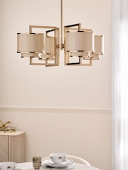 Lipsy Brass Framed 4 Light Chandelier - Image 2 of 5