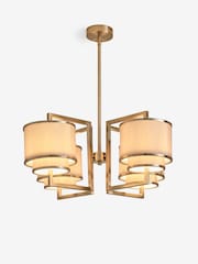 Lipsy Brass Framed 4 Light Chandelier - Image 5 of 5