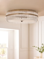 Lipsy Gold Large Flush Ceiling Light - Image 2 of 5