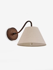 Nina Campbell Bronze/Cream Sagano Wall Light - Image 5 of 5