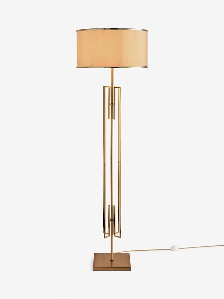Lipsy Brass Framed Floor Lamp - Image 5 of 5