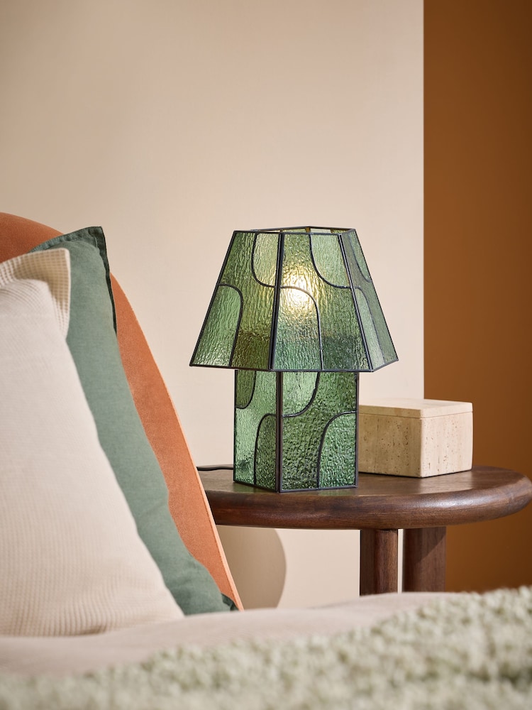 MADE.COM Green Delmar Table Lamp - Image 1 of 4