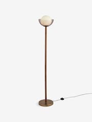 MADE.COM Dark Wood Layla Floor Lamp - Image 4 of 4