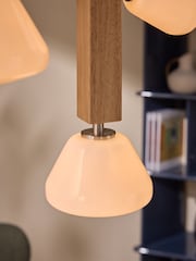 MADE.COM Light Wood Cillian Cluster Pendant Light - Image 2 of 5