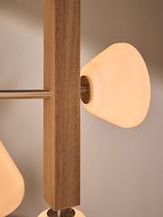 MADE.COM Light Wood Cillian Cluster Pendant Light - Image 3 of 5