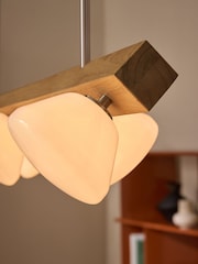 MADE.COM Light Wood Cillian Diner Light - Image 2 of 5