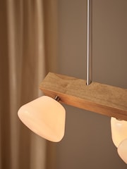 MADE.COM Light Wood Cillian Diner Light - Image 3 of 5