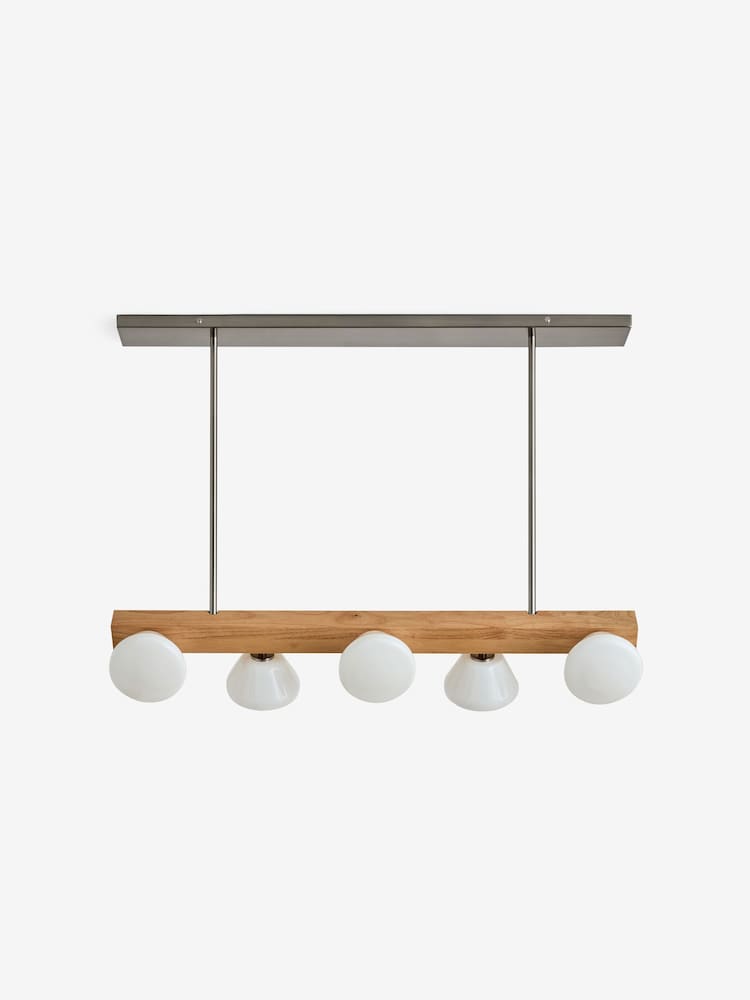 MADE.COM Light Wood Cillian Diner Light - Image 5 of 5