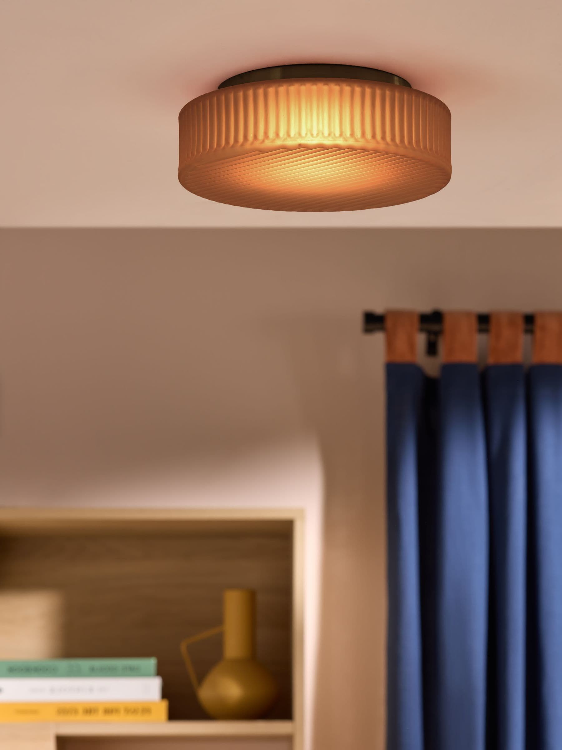 Buy MADE.COM Amber Brown Alma Flush Light from the Next UK online shop