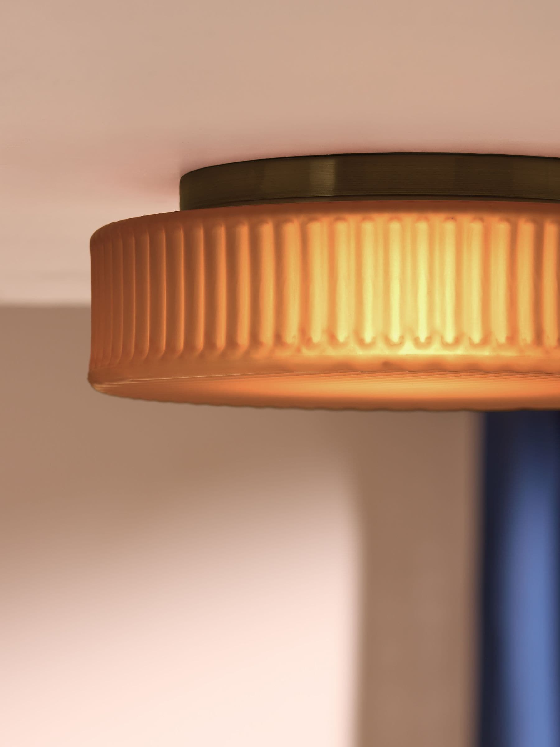 Buy MADE.COM Amber Brown Alma Flush Light from the Next UK online shop