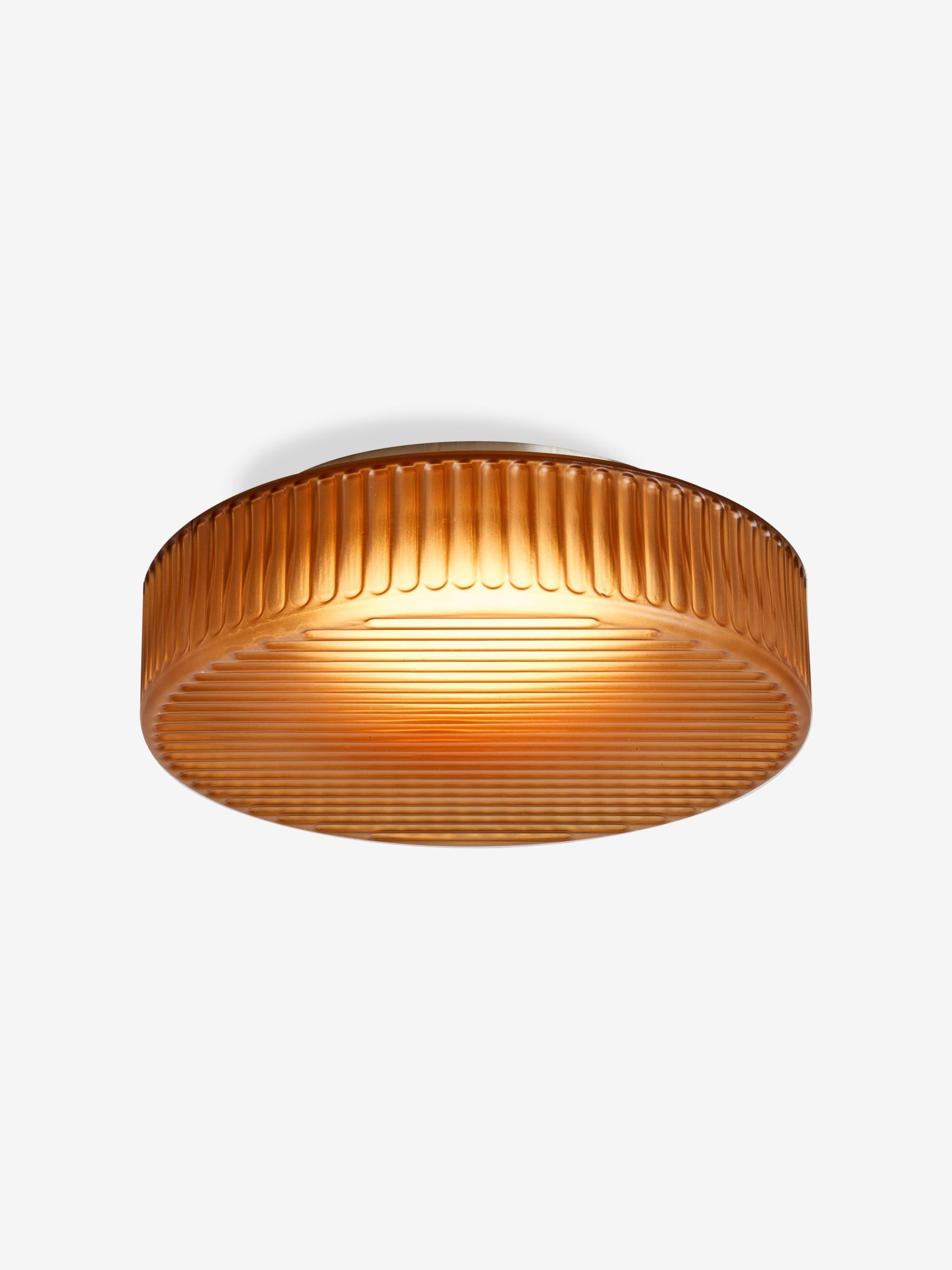 Buy MADE.COM Amber Brown Alma Flush Light from the Next UK online shop