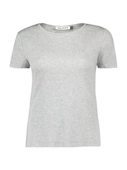 Baukjen Grey Erin Cap Sleeve Luxe Rib T-Shirt - Image 2 of 2