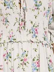 Baukjen Melania Bouquet Smock White Midi Dress - Imagen 6 de 6