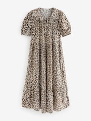 Baukjen Leopard Lavinia Printed Midi Dress - Image 5 of 5